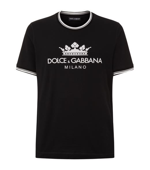 DOLCE & GABBANA MILANO BLACK T-SHIRT
