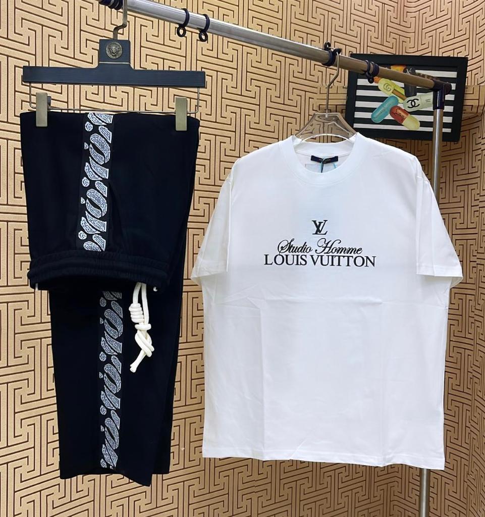 LOUIS VUITTION WHITE AND BLACK SET