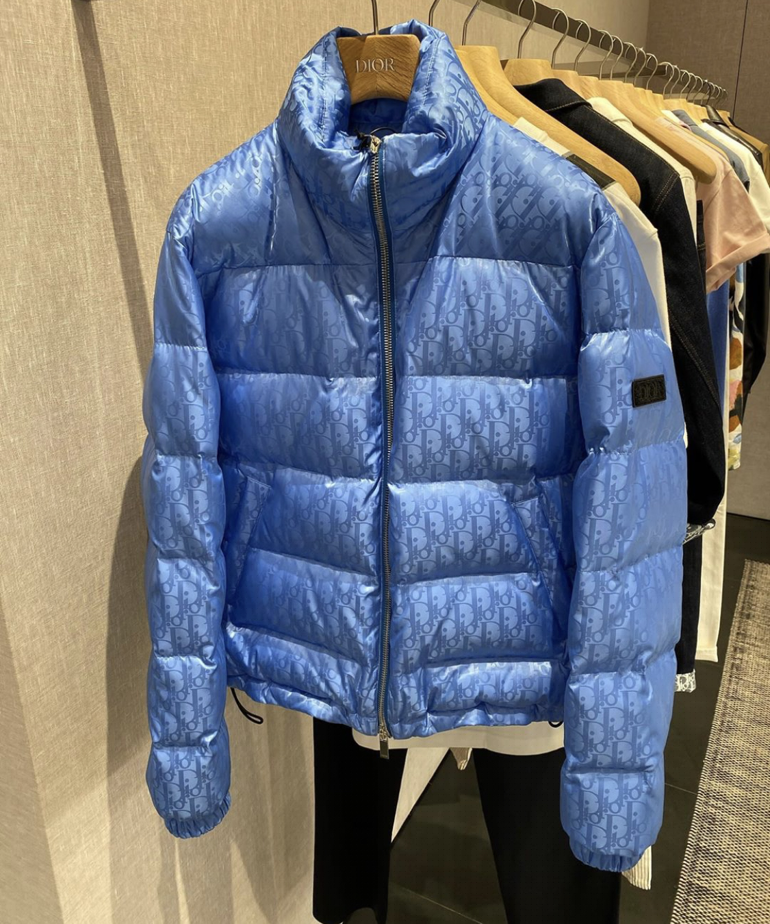 DIOR BLUE DOWN JACKET