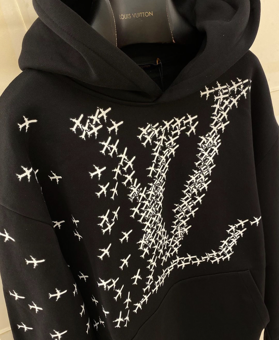LOUIS VUITTON PLANES PRINTED HOODIE