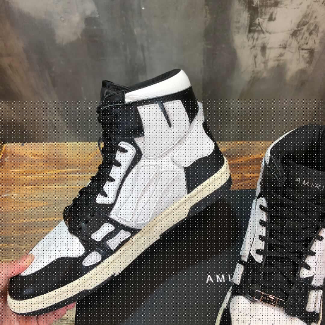 Amiri Skeleton Black High Top Sneaker