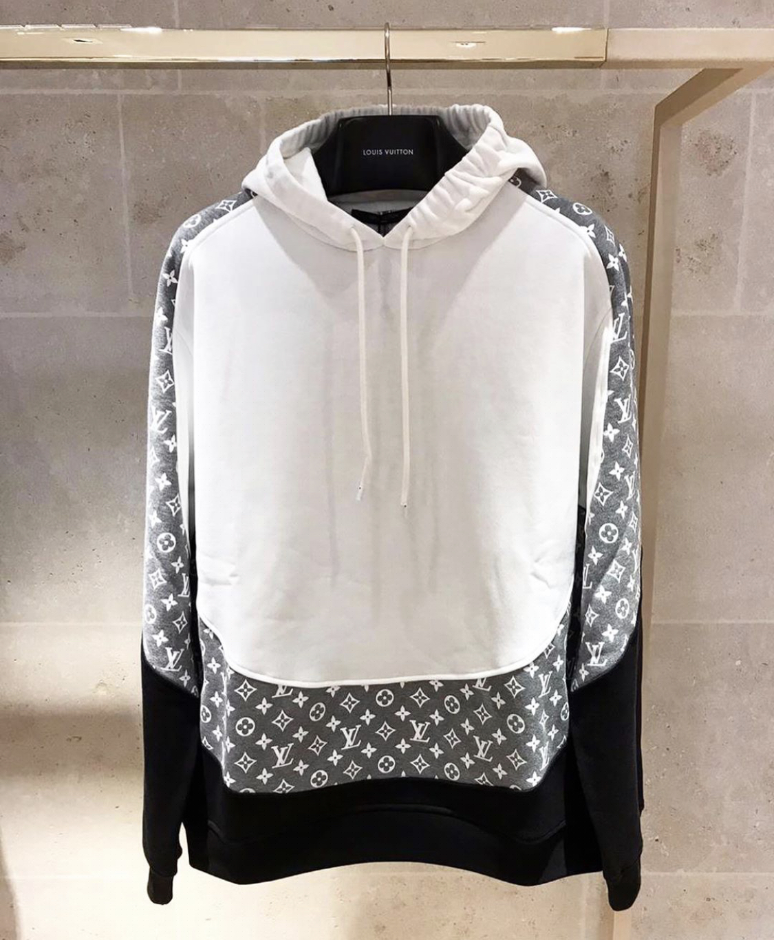 LOUIS VUITTON MONOGRAM CIRCLE CUT HOODIE