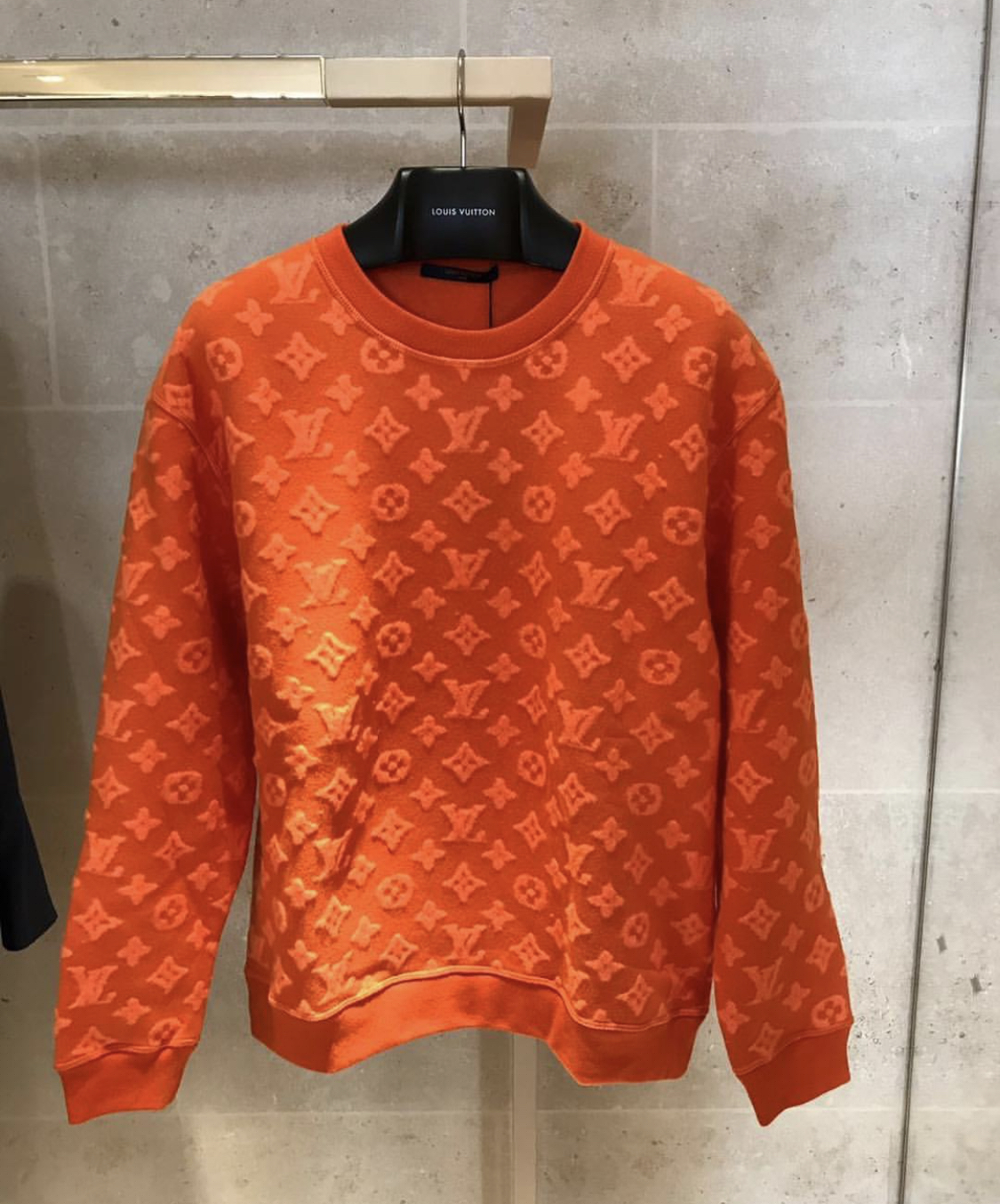LOUIS VUITTON MONOGRAM ORANGE SWEATSHIRT