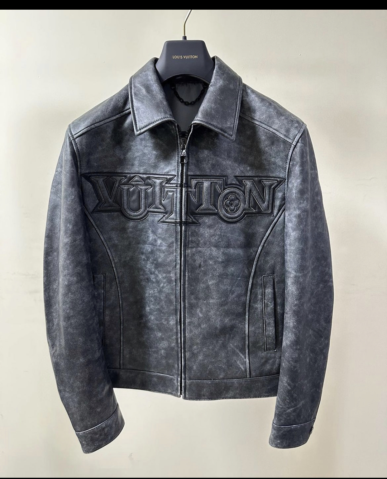 LOUIS VUITTON LEATHER STADIUM JACKET