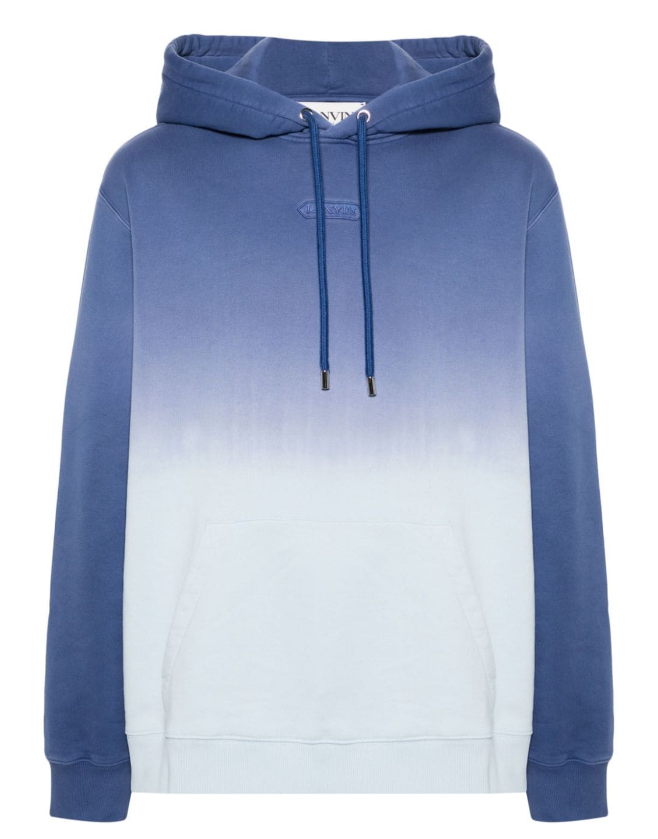 LANVIN gradient effect cotton hoodie