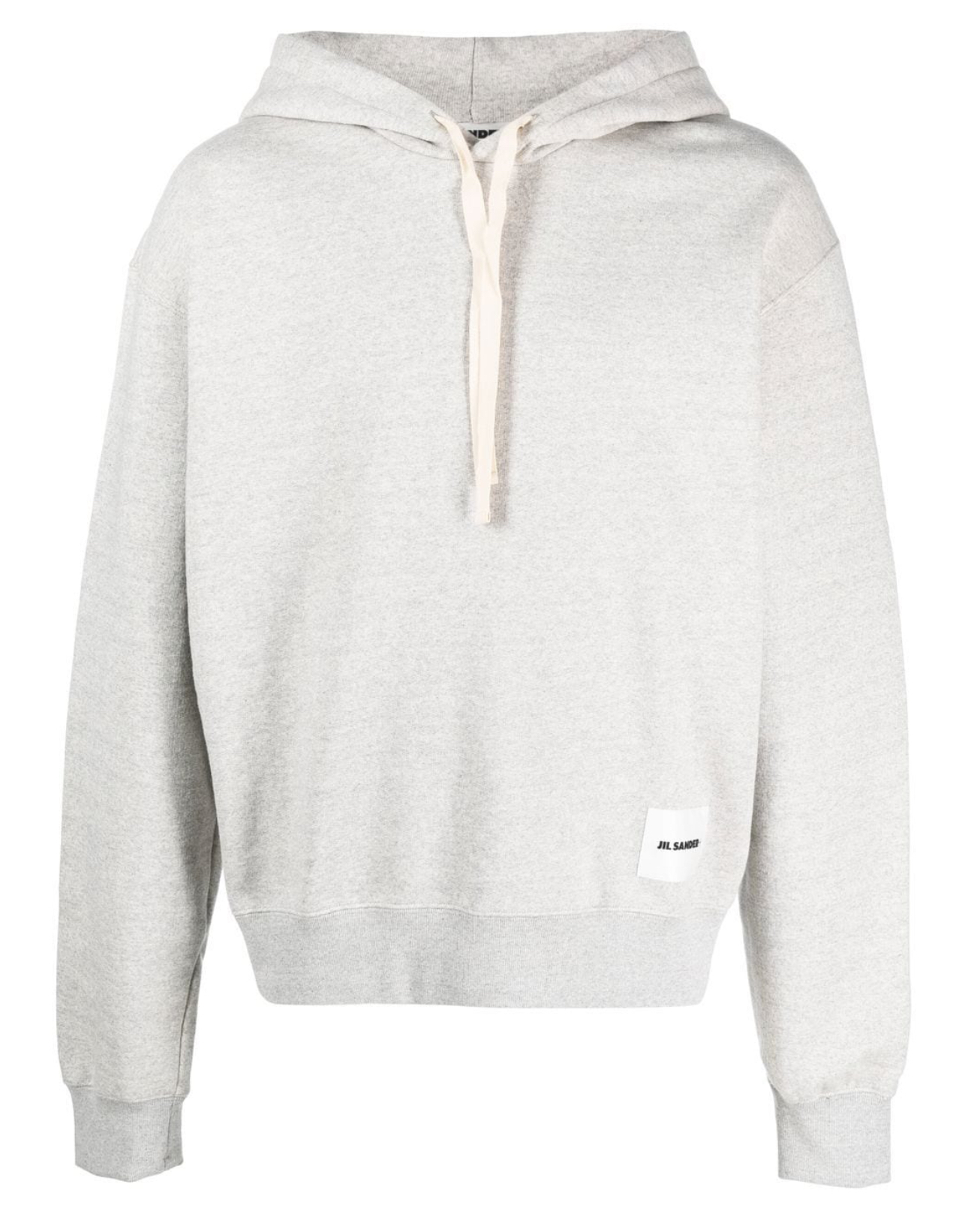 JIL sander cotton drawstring hoodie