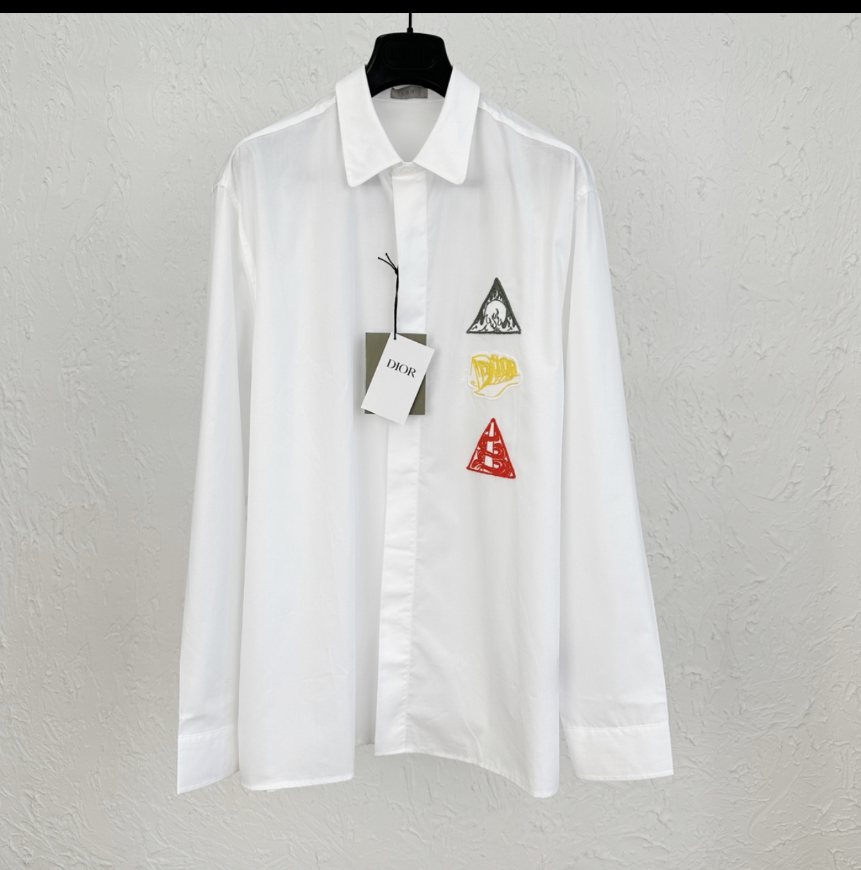 DIOR WHITE COTTON POPLIN