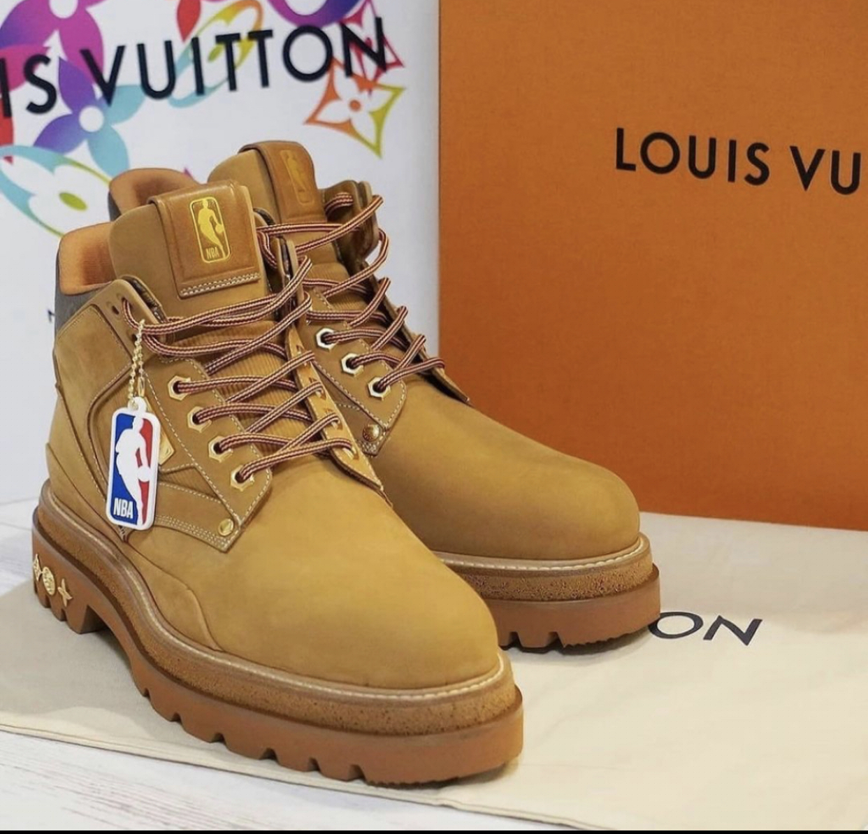 LOUIS VUITTON X OBERKAMP ANKLE BOOT