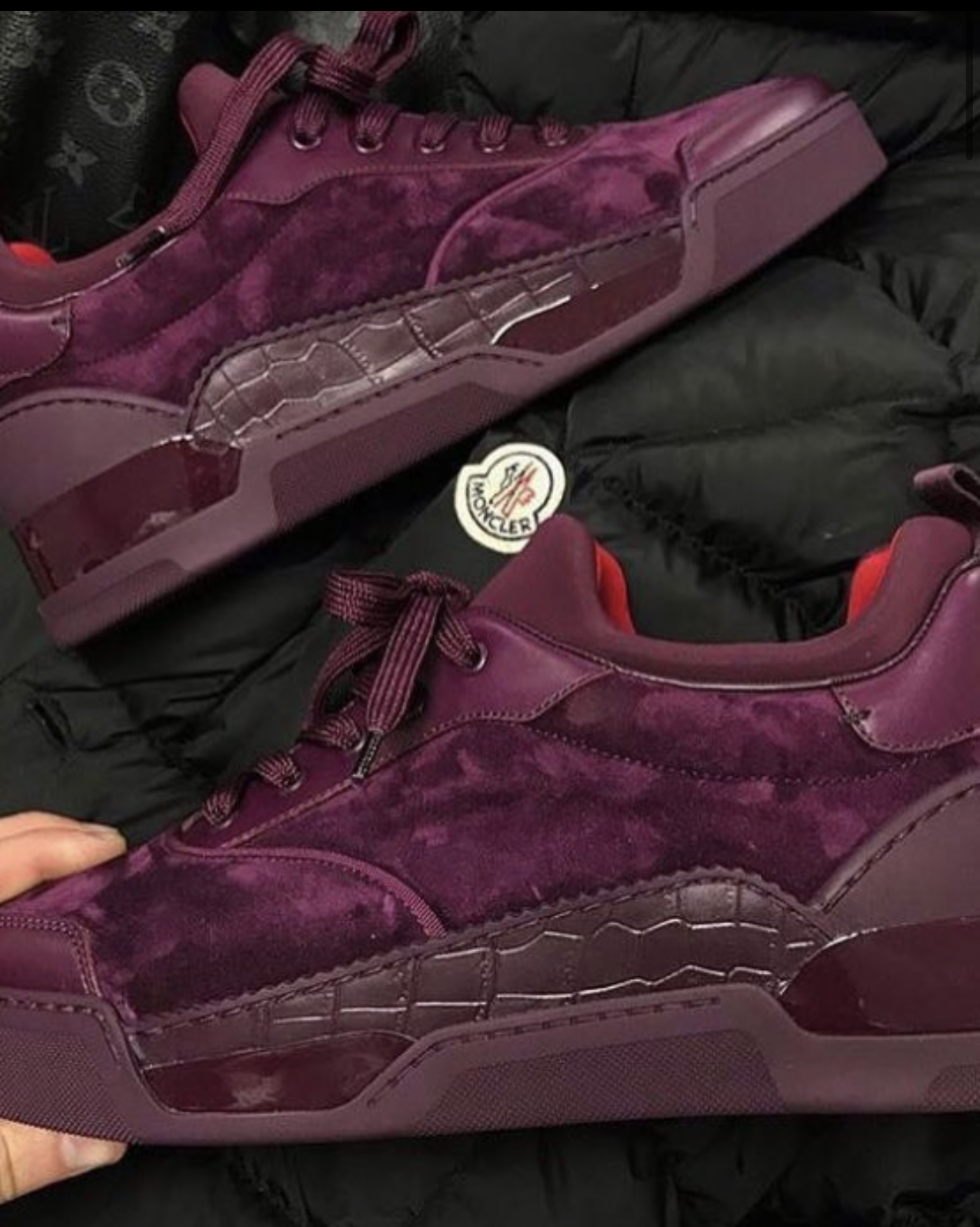 LOUBOUTIN PURPLE NEW