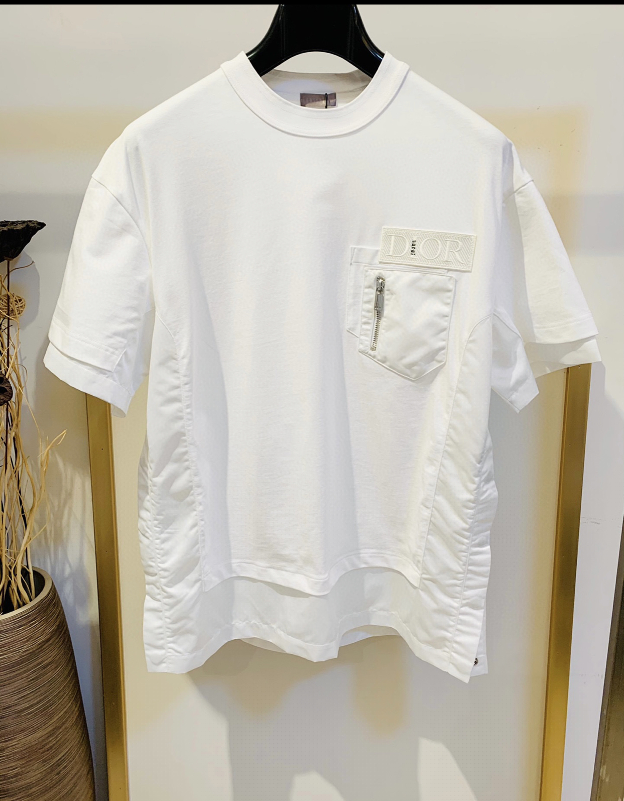OVERSIZED DIOR AND SACAI T SHIRT