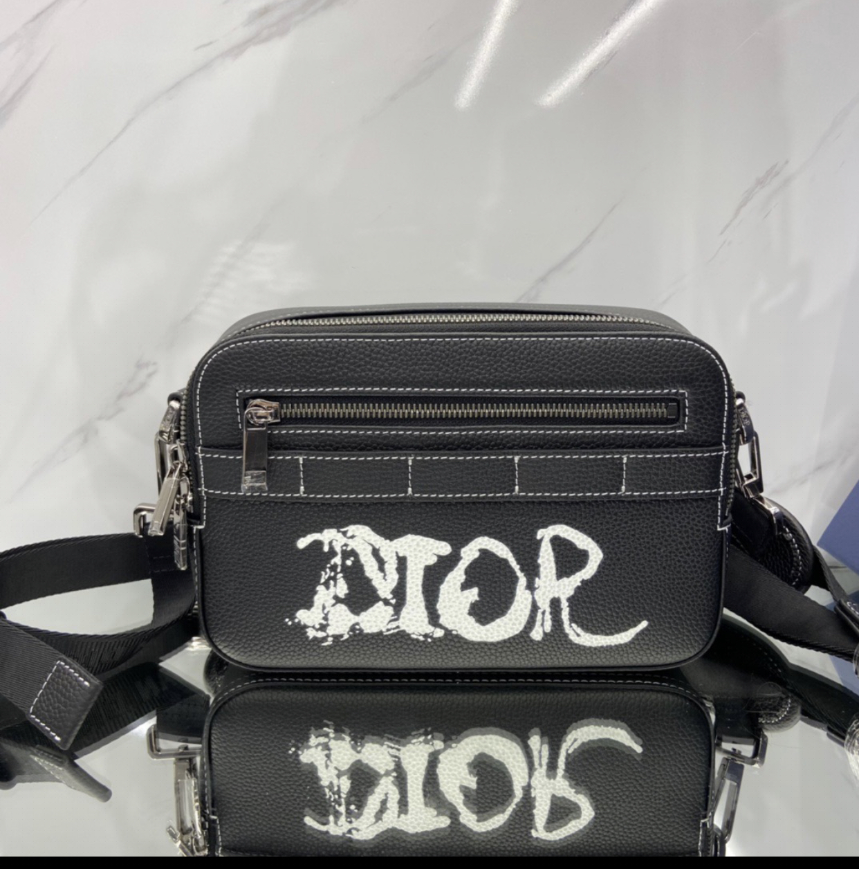 DIOR AND PETER DOIG SAFARI MESSENGER BAG
