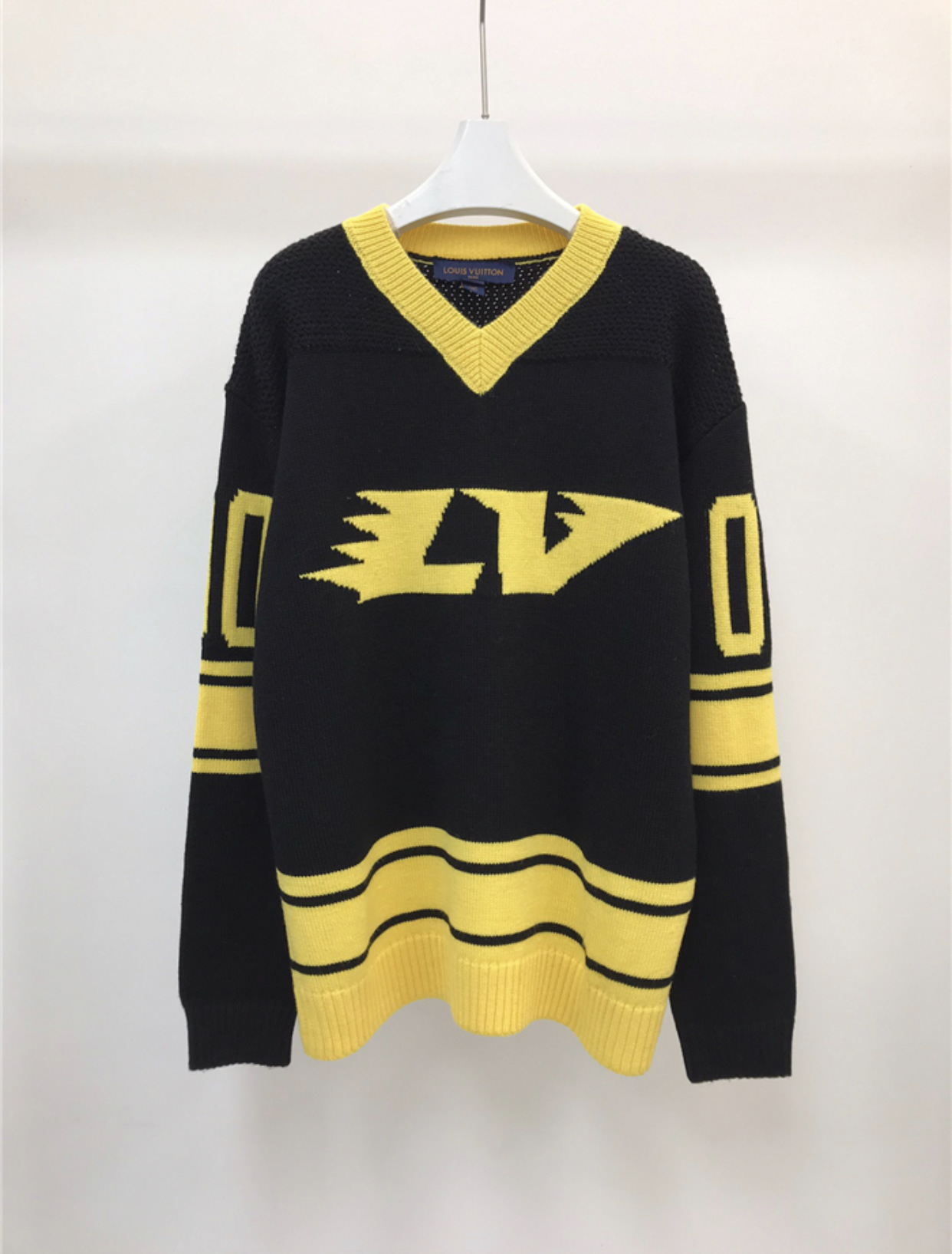 LOUIS VUITTON INTARSIA FOOTBALL T SHIRT