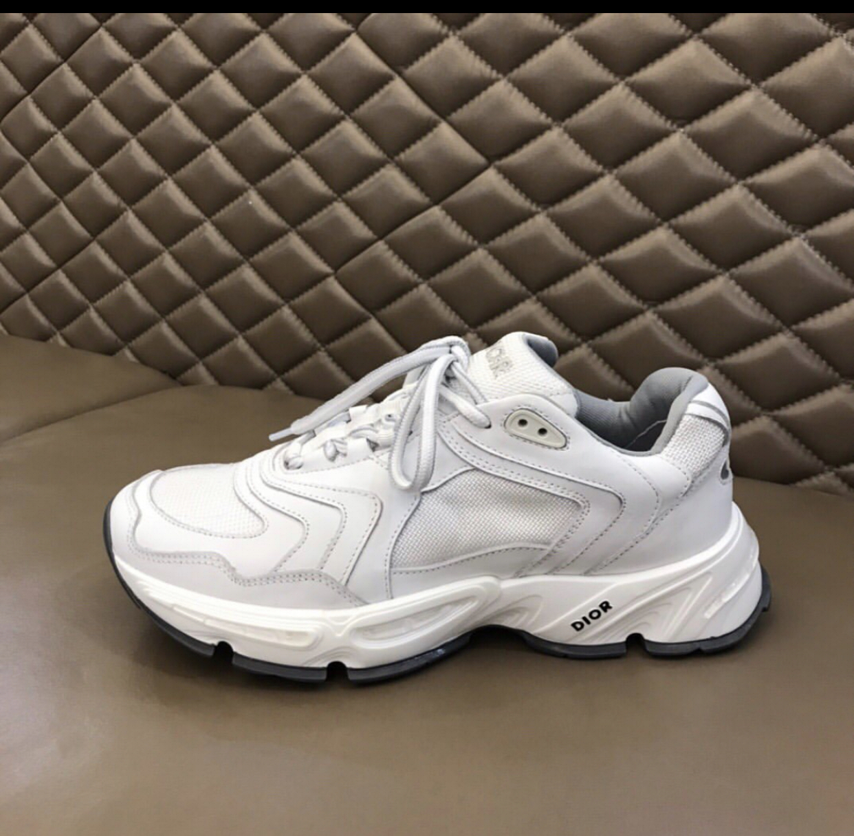 DIOR CD1 WHITE SNEAKERS
