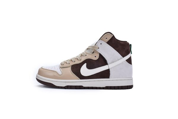 Nike Dunk High Light Chocolate
