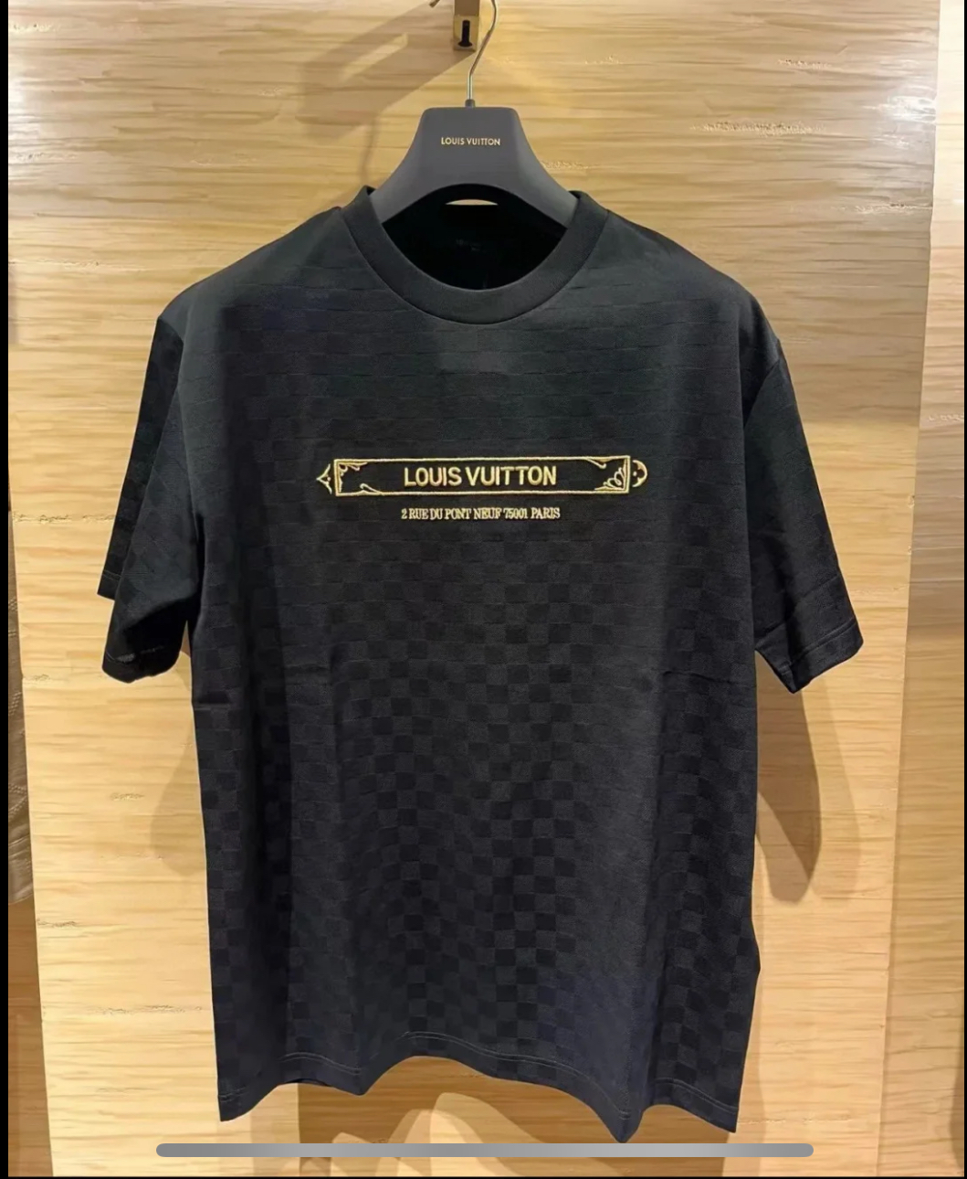 Louis Vuitton Embellished Damier Pique T-Shirt