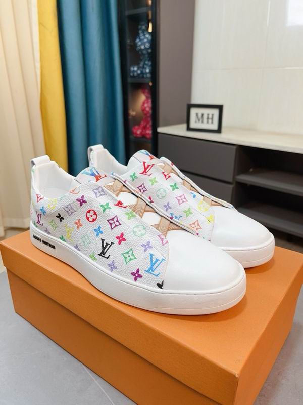 LV X TM TRAINERS WHITE