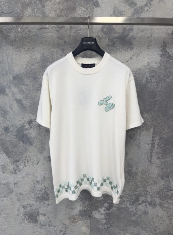 Louis Vuitton Embellished Short-Sleeved Crewneck