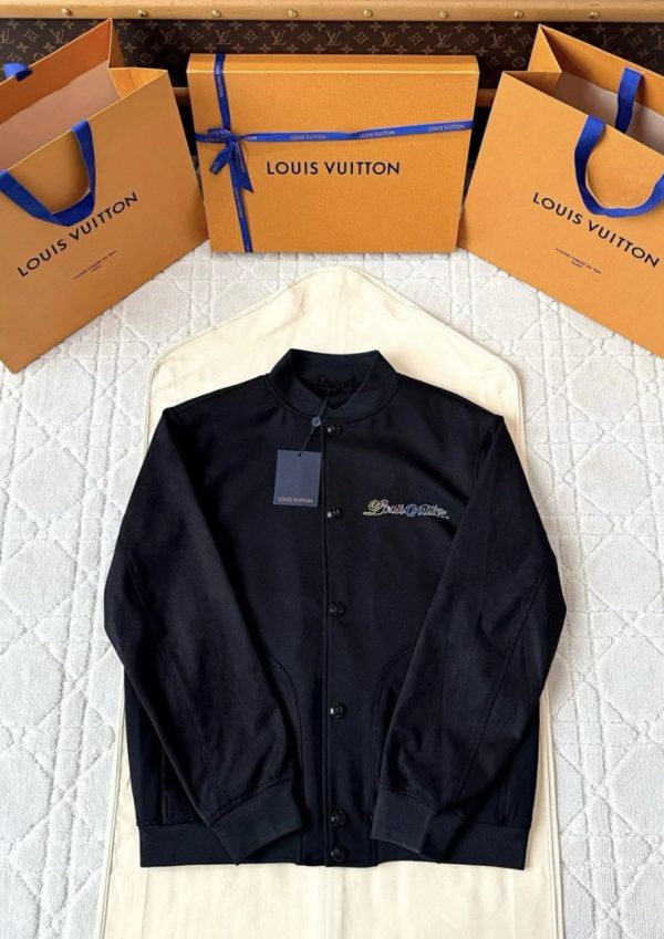 Louis Vuitton Leather Mix Varsity Blouson