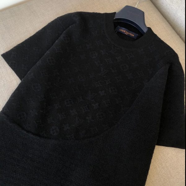 Louis Vuitton Graphic Jacquard Short-Sleeved Crewneck