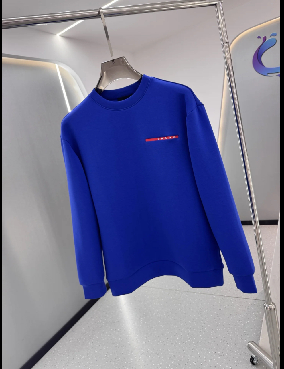 Prada Recycled Double Technical Jersey Sweatshirt