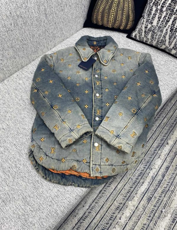 Louis Vuitton Padded Denim Monogram Overshirt