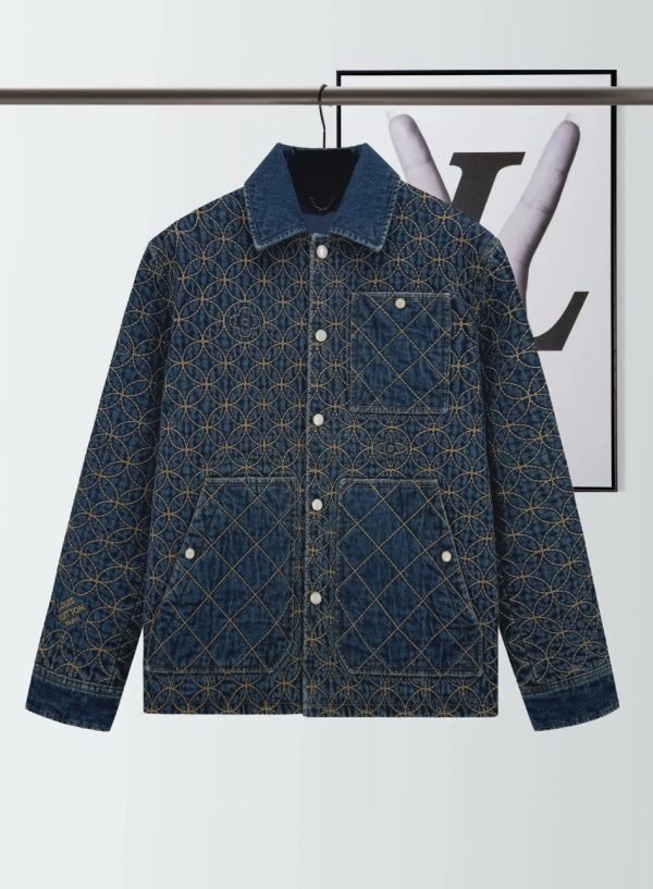 Louis Vuitton Embroidered Denim Blouson
