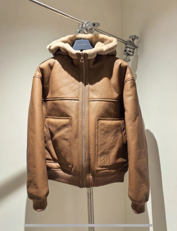 Louis Vuitton Reversible Hooded Shearling Blouson