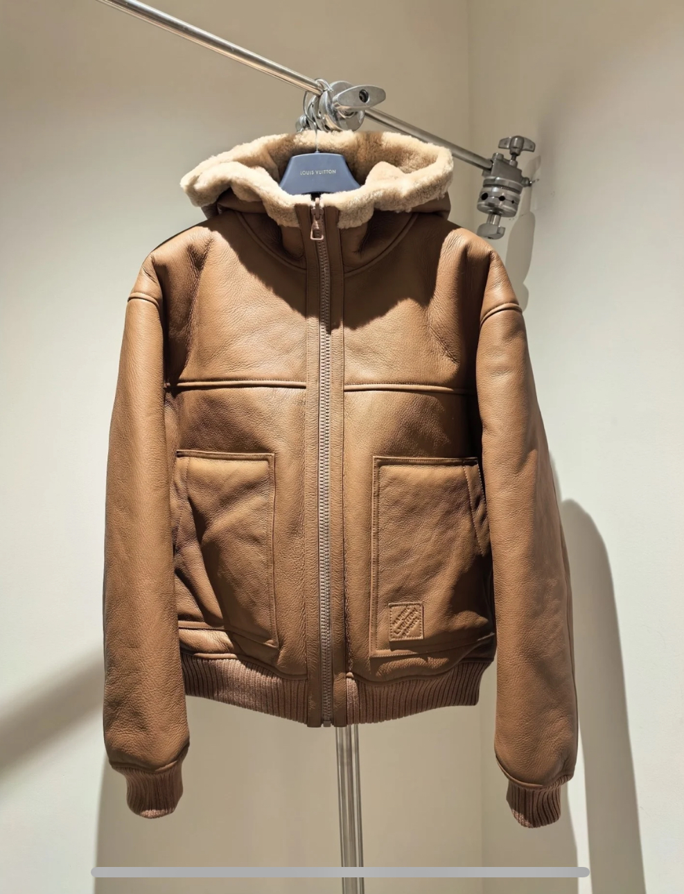 Louis Vuitton Reversible Hooded Shearling Blouson
