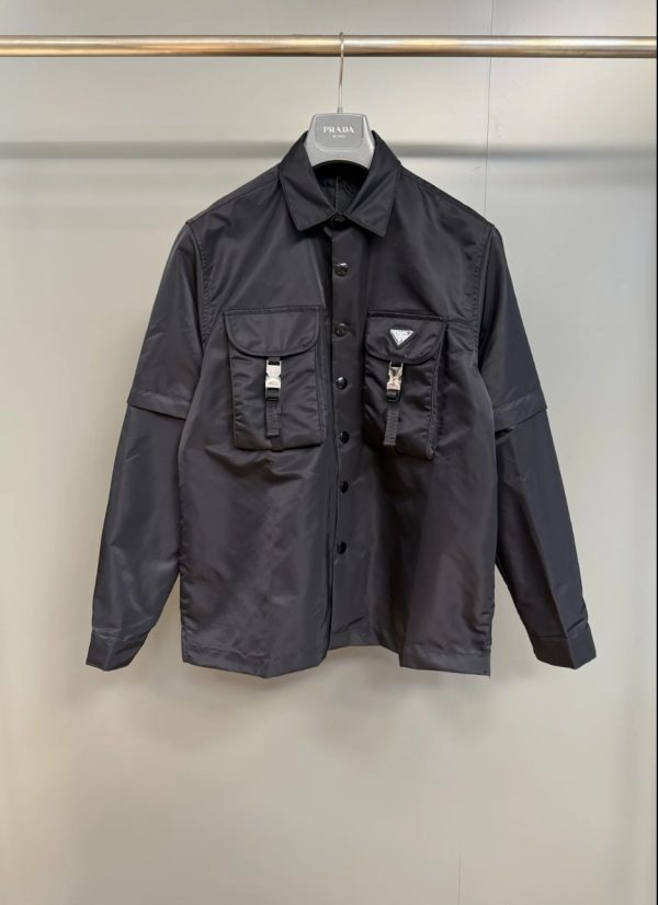 Prada Re-Nylon Black Shirt